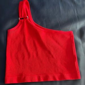 Off the shoulder crop